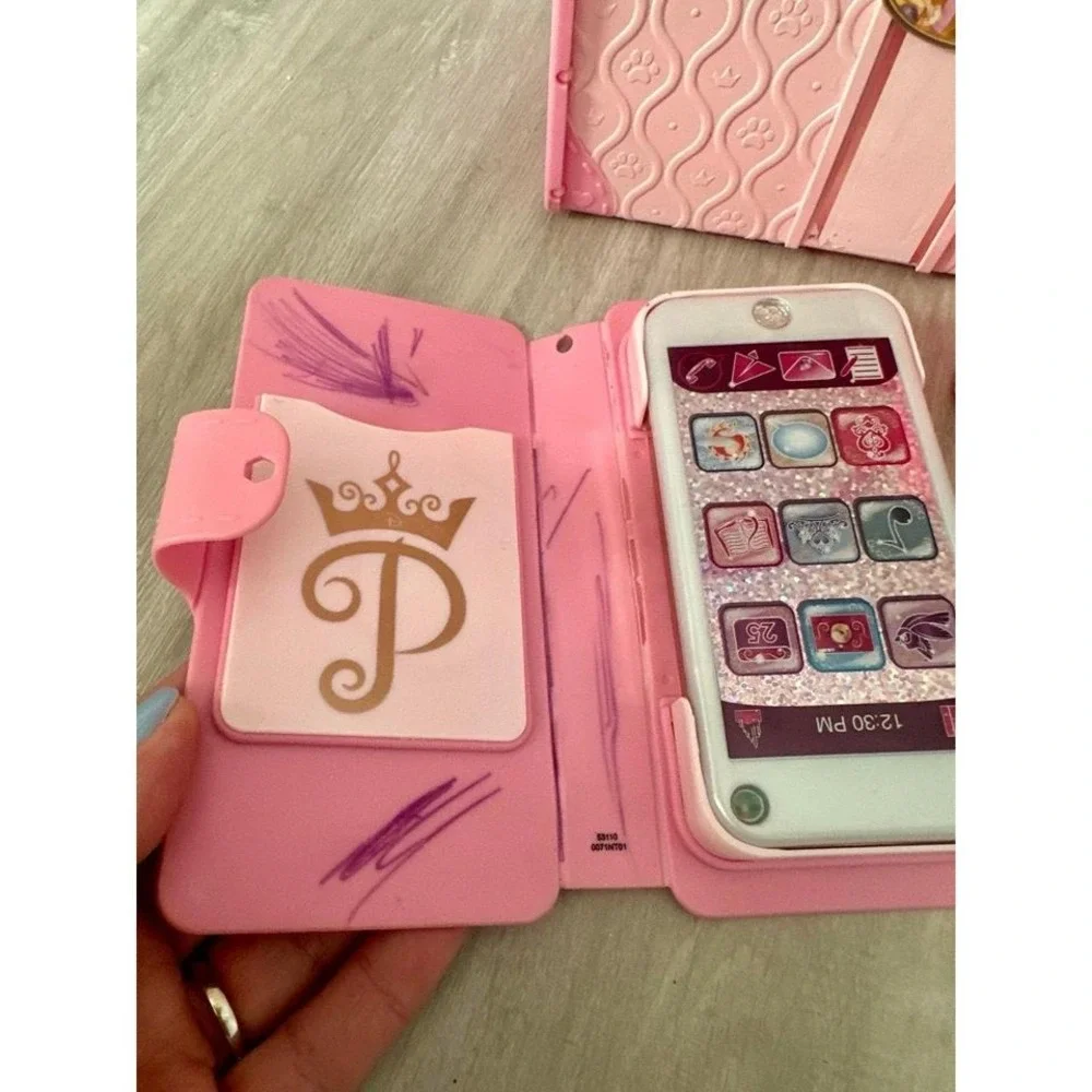 Disney Princess Toy Purse Backpack Phone Water Bottle‎ Card Set Pink Girls